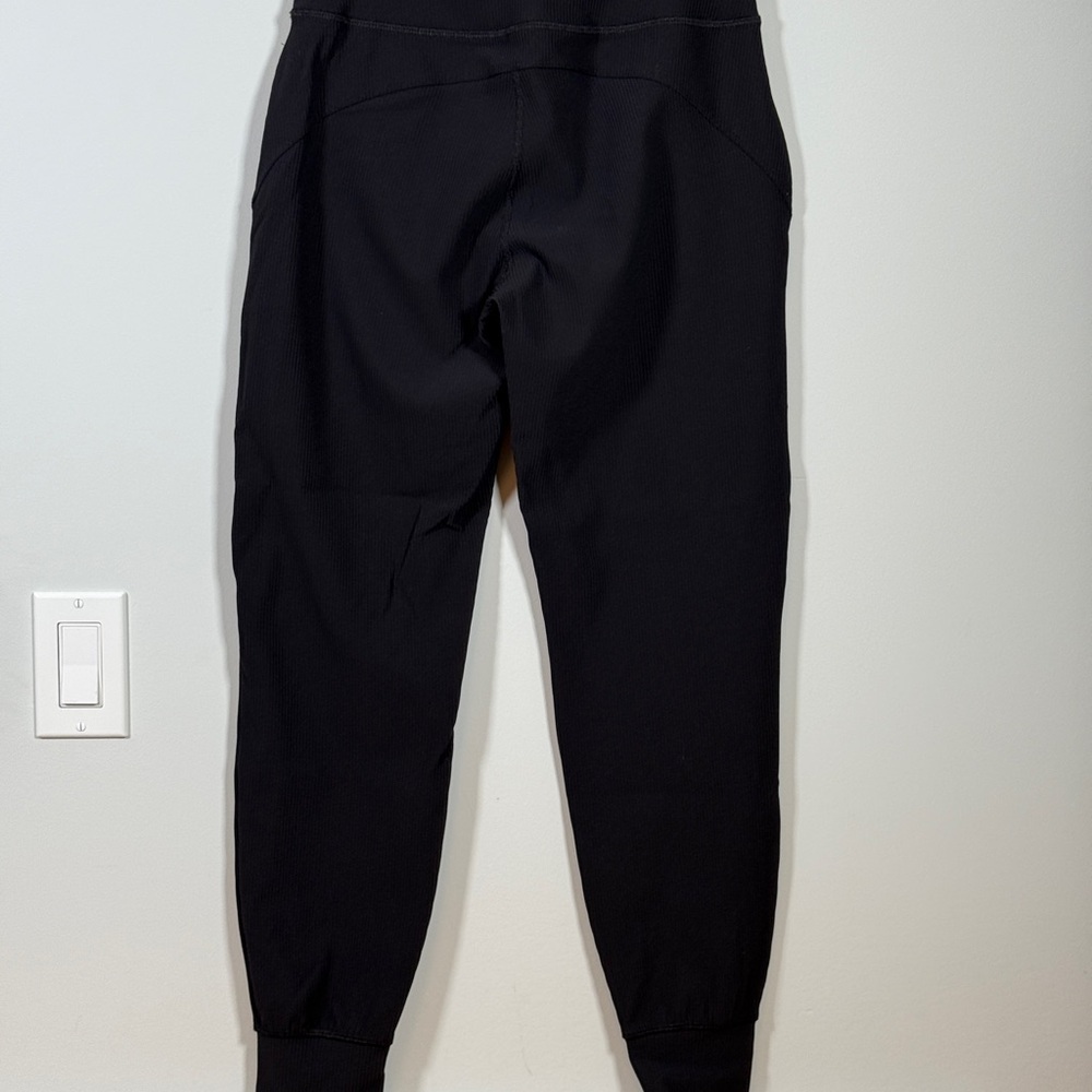 🖤 90 Degree by Reflex Black Ribbed Lounge Pants Size Small Pockets - Picture 2 of 5